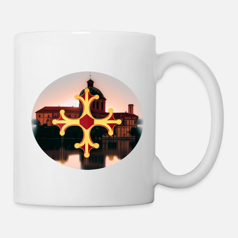 ovale tlse - Mug blanc - blanc