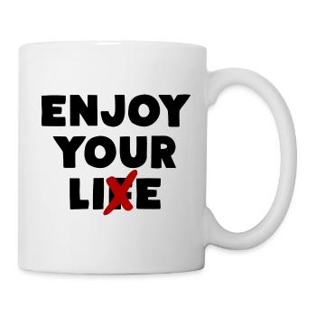 Enjoy Your Lie - Mug - white - Right