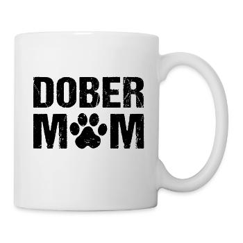 Dober Maman Doberman Chiens - Mug blanc - blanc - Droite