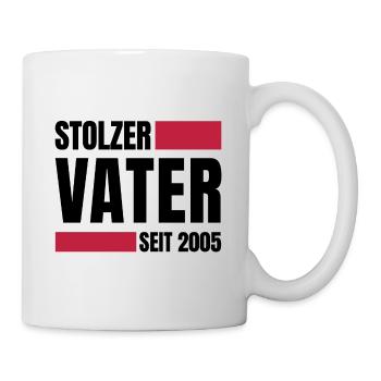 Stolzer Vater - Tasse - Weiß - Rechts