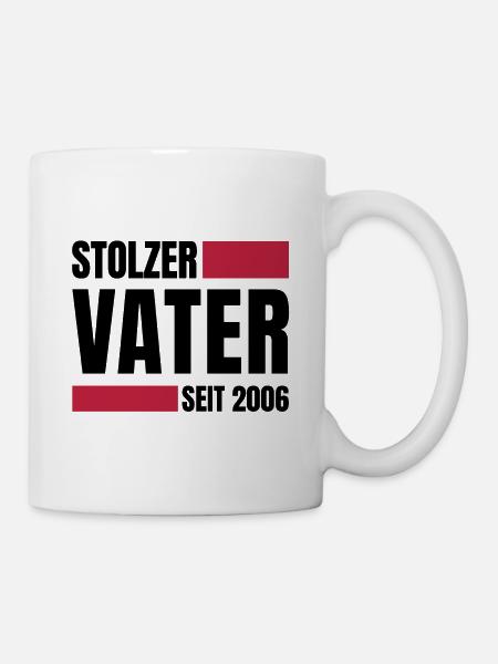 Stolzer Vater 2006 - Tasse - Weiß