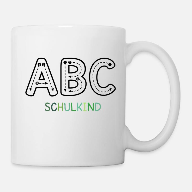 ABC Écolier - Mug blanc - blanc