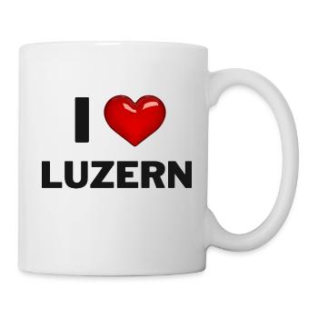 J’aime Lucerne - Mug blanc - blanc - Droite