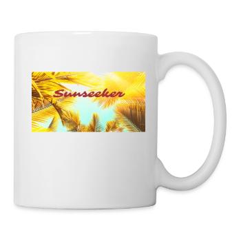 Sunseeker Outfit Urlaub Geschenkidee für Jedermann - Tasse - Weiß - Rechts