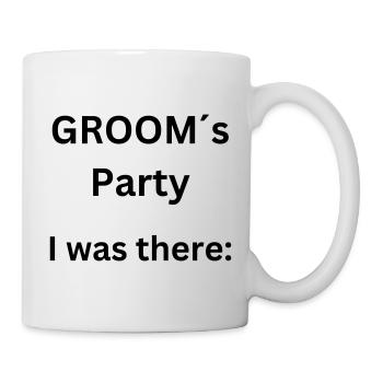 Groom ́s Party - I was there - JGA - Mug - white - Right