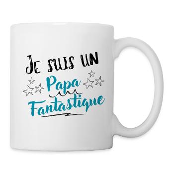 Je suis un papa fantastique cadeau papa - Mug blanc - blanc - Droite