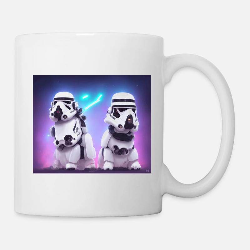 Chiens Stormtrooper - Mug blanc - blanc
