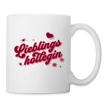 Für die Lieblingskollegin - Tasse - Weiß - Rechts
