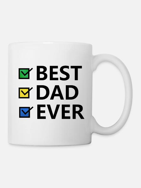 Best dad ever - Mug - white