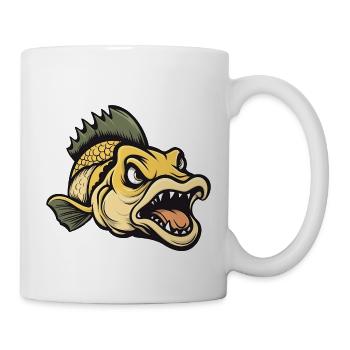 Geboren, um zu beißen - Tasse - Weiß - Rechts