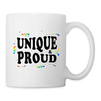 Unique & Proud b - Mug - white - Right
