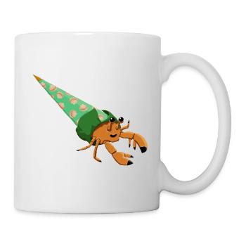 Hermit Crab School Cone - Mug - white - Right