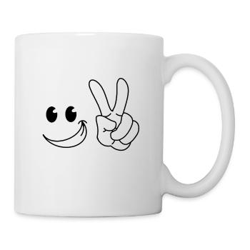 Dessin cool - Mug blanc - blanc - Droite