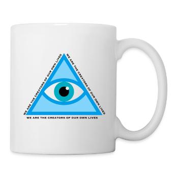 Nous sommes les créateurs de nos propres vies - Mug blanc - blanc - Droite