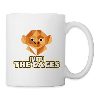 EMPTY THE CAGES - Tasse - Weiß - Rechts