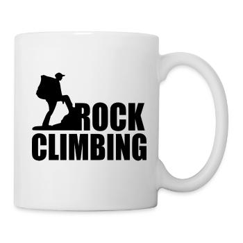 Promenade logo escalade - Mug blanc - blanc - Droite
