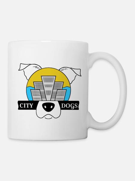 City Dogs - Tasse - Weiß
