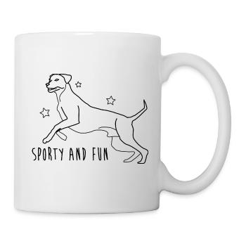 Hund - Tasse - Weiß - Rechts