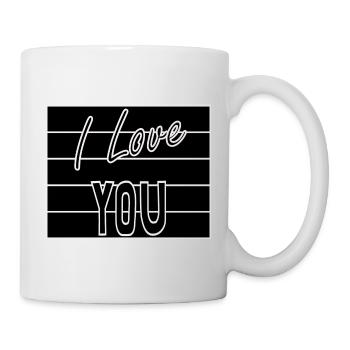 PAAR. ICH HABE GERADE GEHEIRATET. Junggesellinnenabschied. HEILIGER VALENTINSTAG. MARIES - Tasse - Weiß - Rechts