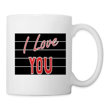 LOVE. COUPLE. JUST MARRIED. bachelorette party. SAINT VALENTINE. - Mug - white - Right