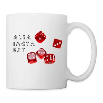 alea iacta est Die Würfel sind gefallen - Tasse - Weiß - Rechts