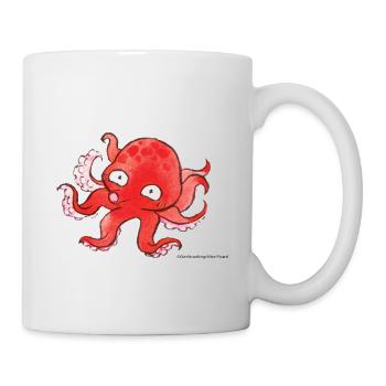 Knuspriger Oktopus - japanisches Rezept - Tasse - Weiß - Rechts