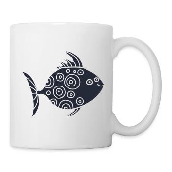 Meerestiere - Tasse - Weiß - Rechts