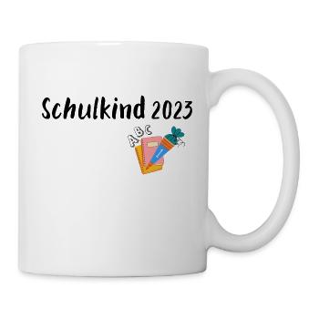 Schulkind 2023 - Tasse - Weiß - Rechts