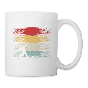 Archery Bow and Arrow Retro Vintage - Mug - white - Right