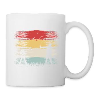 Archery Bow and Arrow Retro Gift - Mug - white - Right