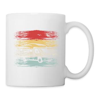 Camping-car Trekking Retro Vintage - Mug blanc - blanc - Droite
