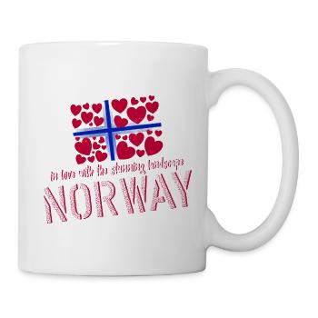Norway norge - Mug - white - Right