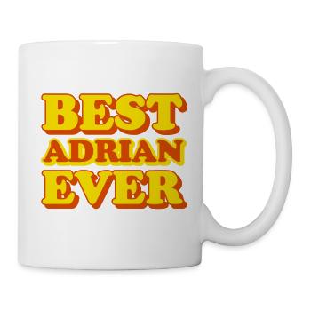 Adrian First Name Funny Gift - Mug - white - Right