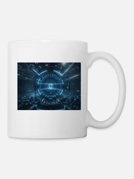 Synthèse de l’avenir de la technologie - Mug blanc - blanc