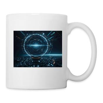 Synthesis of the future of technology - Mug - white - Right