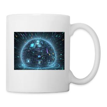 Synthèse de l’avenir de la technologie - Mug blanc - blanc - Droite