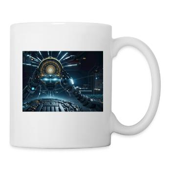 Synthesis of the future of technology - Mug - white - Right