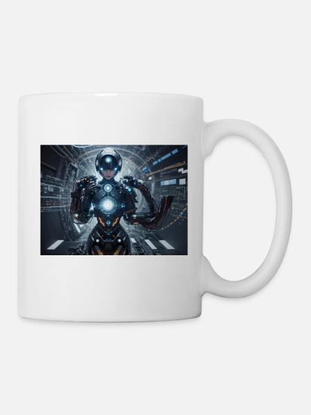 Synthesis of the future of technology - Mug - white