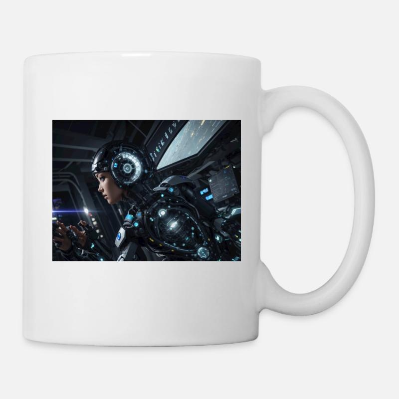 Synthesis of the future of technology - Mug - white