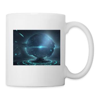 Synthesis of the future of technology - Mug - white - Right