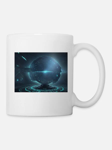 Synthèse de l’avenir de la technologie - Mug blanc - blanc