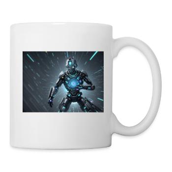 Synthese der Technologie-Zukunft - Tasse - Weiß - Rechts