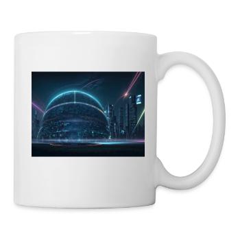 Synthesis of the future of technology - Mug - white - Right
