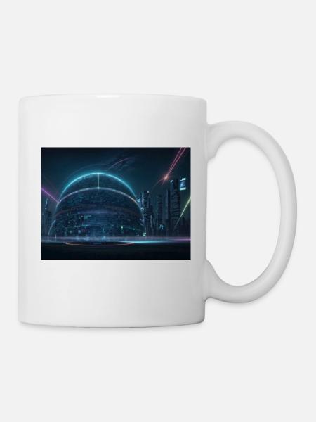 Synthesis of the future of technology - Mug - white