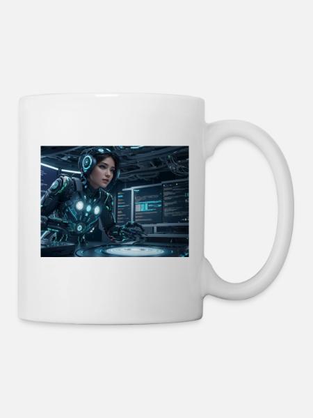 Synthesis of the future of technology - Mug - white