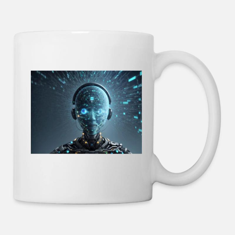 Synthèse de l’avenir de la technologie - Mug blanc - blanc