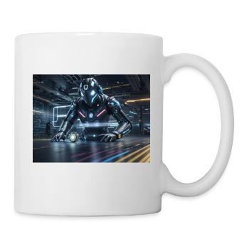 Synthèse de l’avenir de la technologie - Mug blanc - blanc - Droite