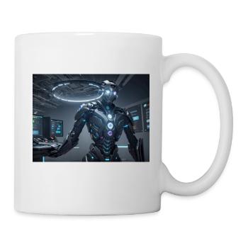 Synthèse de l’avenir de la technologie - Mug blanc - blanc - Droite
