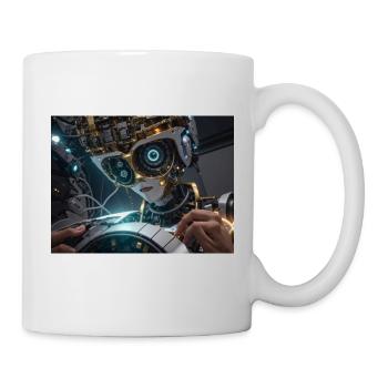 Synthesis of the future of technology - Mug - white - Right