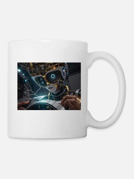 Synthesis of the future of technology - Mug - white
